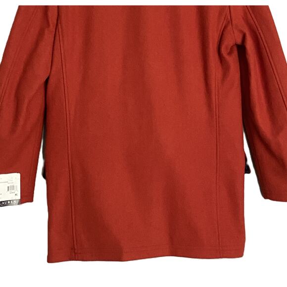 Lauren Ralph Lauren Men's 36S Classic Fit Double-Breasted Overcoat Orange NEW - Picture 6 of 11